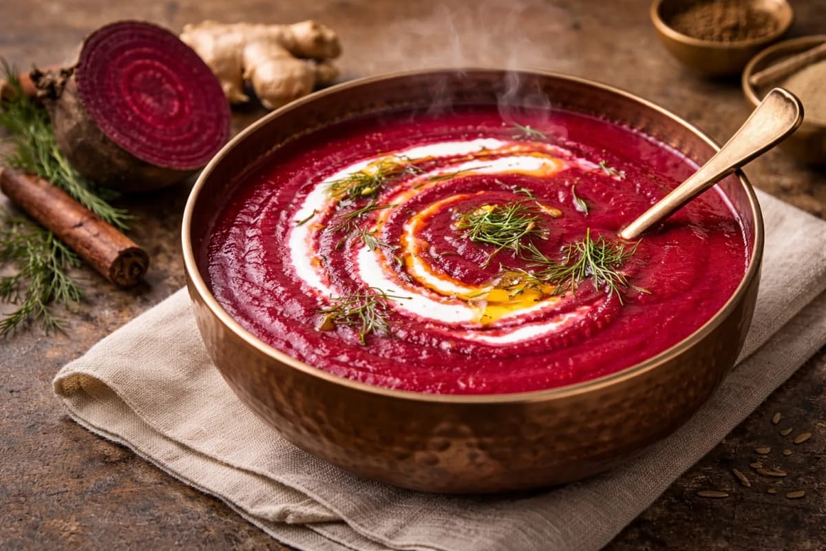 Beet-Carrot-Ginger Soup